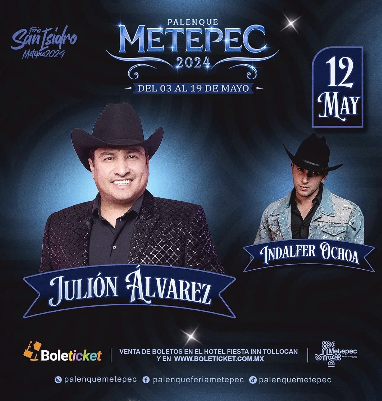 Indalfer Ochoa en Palenque de Metepec